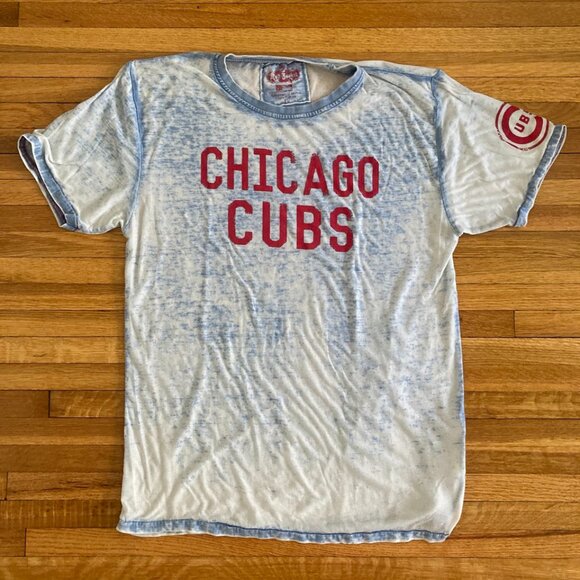 Chicago Cubs Faded Vintage Style Tshirt - Picture 1 of 5